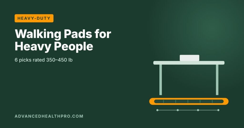 Walking pads for heavy people guide cover